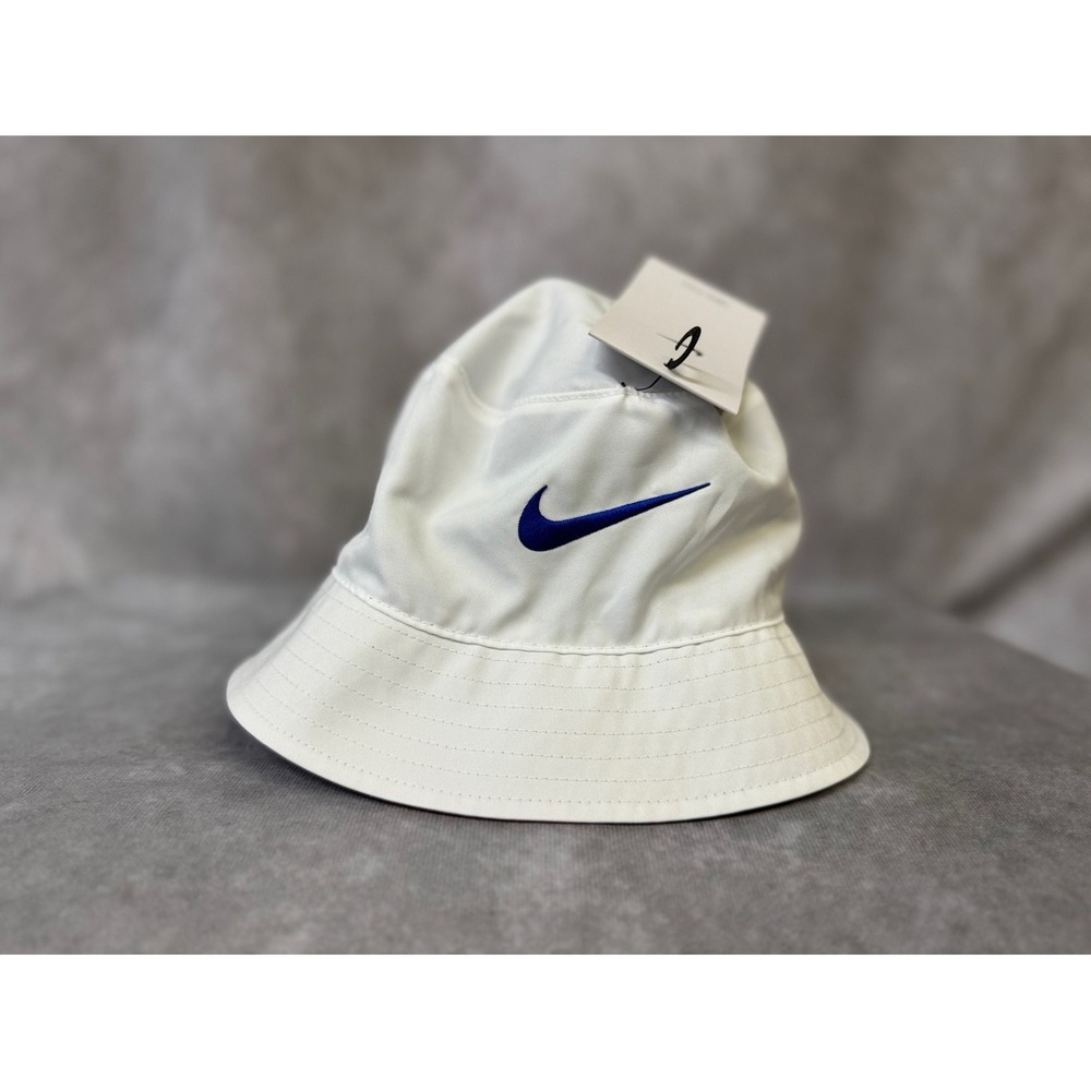 Nike USA Bucket Hat White S/M Small Medium Patriotic Outdoor 360 Brim reversible